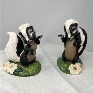 "Flower" Skunks  from Bambi, WDCC Figurines